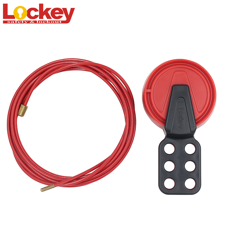 Durchm.4,3 mm verstellbare Nylon-Universal-Loto-Kabel-Verriegelungsvorrichtung CB21