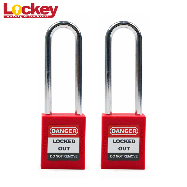 76 mm langes Bügel-Lockey-Sicherheitsloto-Schloss, Lockout-Tagout-Vorhängeschloss P38S