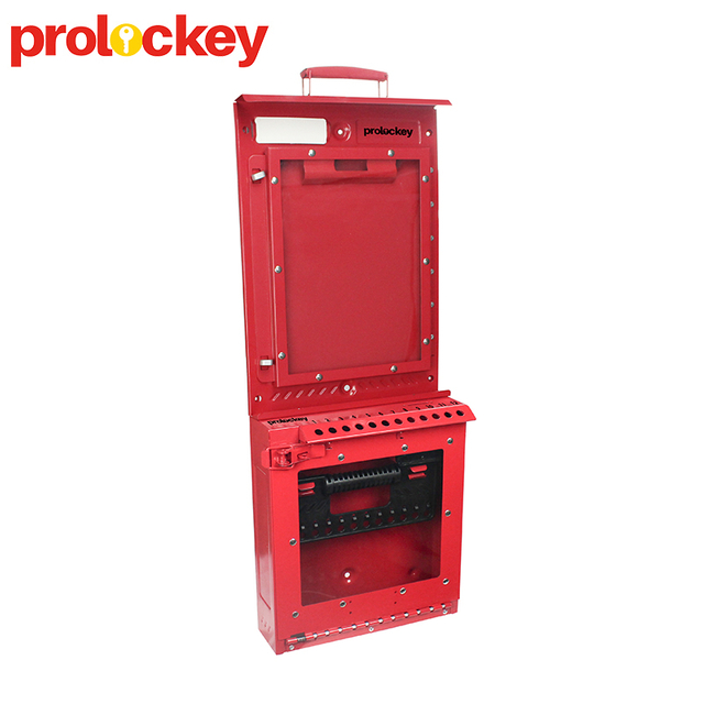 Loto Industrial Permit Control Station Gruppensicherheitsverriegelung Tagout Wandmontage-Gruppenschließkasten LK53 