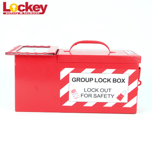 Tragbare Gruppenschloss-Stahl-Loto-Station-Box, Sicherheitsverriegelungs-Tagout-Box LK05