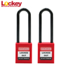 Lockout Tagout 76 mm langer Kunststoffbügel Sicherheitsvorhängeschloss P76P