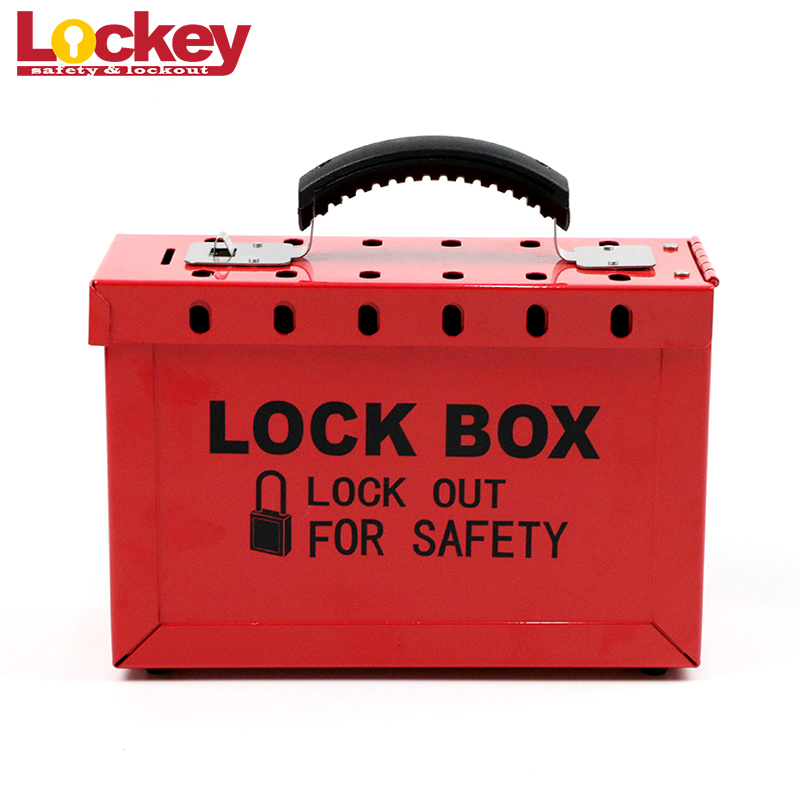 Rot Gelb Loto Group Box Lockout Safety Kit Schlüssel, Tagout Box Lock out LK01