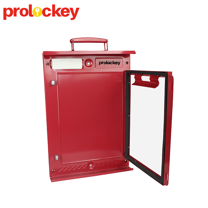 Loto Industrial Permit Control Station Gruppensicherheitsverriegelung Tagout Wandmontage-Gruppenschließkasten LK53 