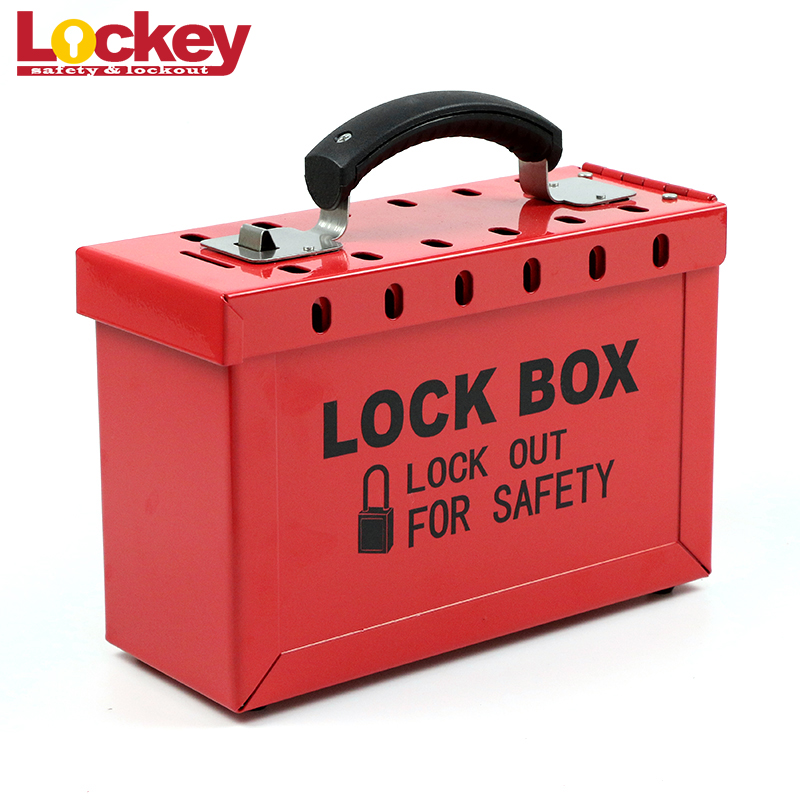 Rot Gelb Loto Group Box Lockout Safety Kit Schlüssel, Tagout Box Lock out LK01