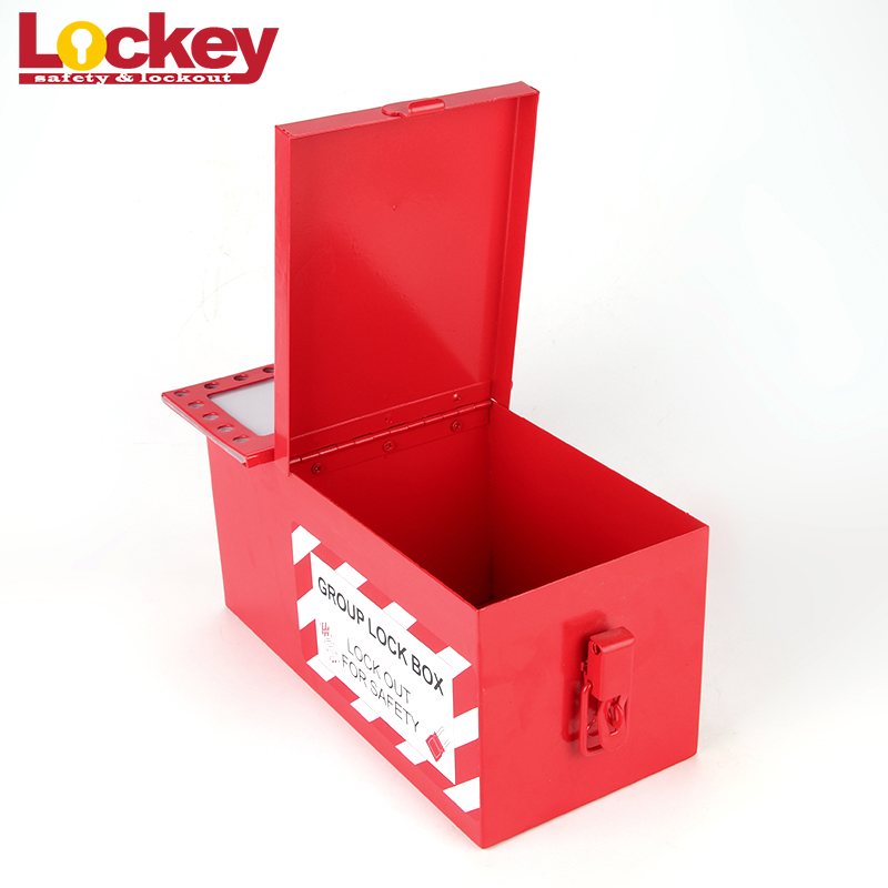 Tragbare Gruppenschloss-Stahl-Loto-Station-Box, Sicherheitsverriegelungs-Tagout-Box LK05