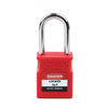 Industrial Red Pad Lock Key 38mm Stahl Nylon Bügelschloss Sicherheitsvorhängeschloss CP38S 