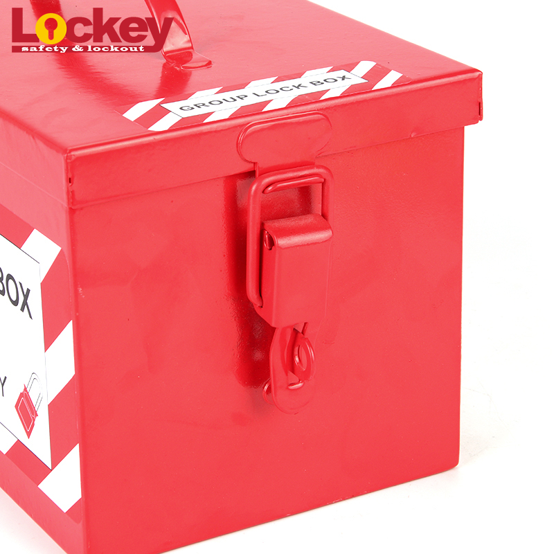 Tragbare Gruppenschloss-Stahl-Loto-Station-Box, Sicherheitsverriegelungs-Tagout-Box LK05