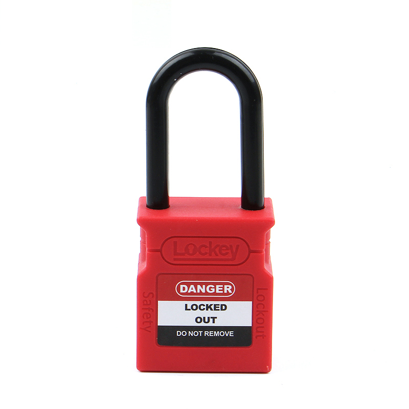 38 mm Bügel-Lockey-Stahl-Pad-Schloss, Sicherheits-Loto-Schloss, Lockout-Tagout-Vorhängeschloss CP38P