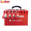 Rot Gelb Loto Group Box Lockout Safety Kit Schlüssel, Tagout Box Lock out LK01