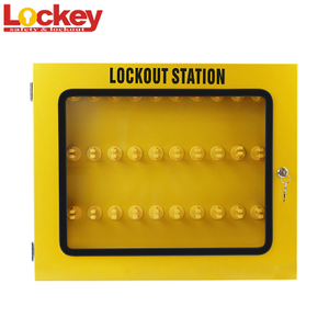 Management Yellow Metal Industrial Lockout Vorhängeschloss Station Loto LK04-2