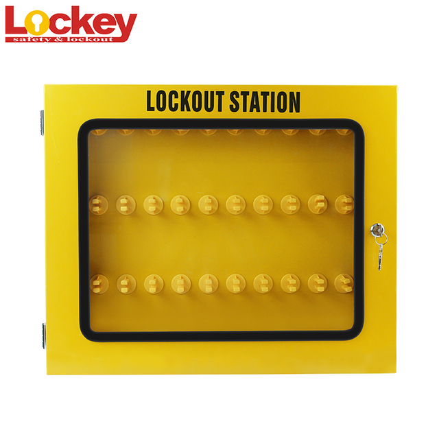 Management Yellow Metal Industrial Lockout Vorhängeschloss Station Loto LK04-2