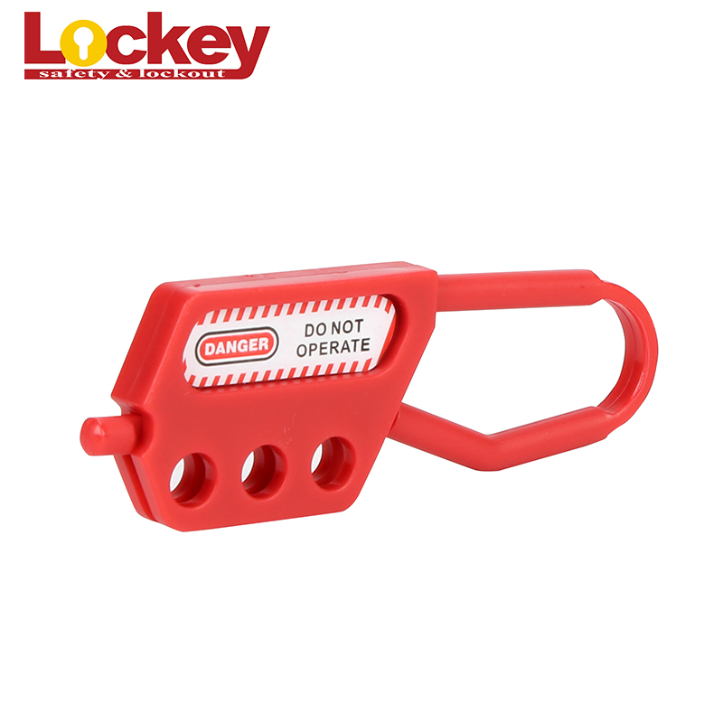 Lockout-Haspel aus Nylon mit Loto-Isolierung, Durchmesser 6 mm, für 6 Vorhängeschlösser NH02