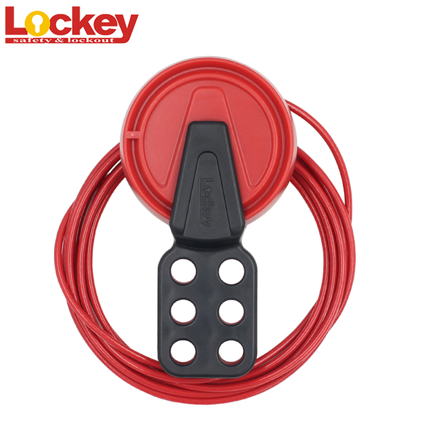 Durchm.4,3 mm verstellbare Nylon-Universal-Loto-Kabel-Verriegelungsvorrichtung CB21