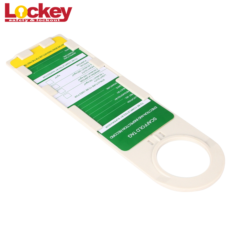 Benutzerdefinierte LOTO Lockout Tagout-Ausrüstung PVC-Gerüst-Sicherheitsetikettenschlösser Lockout-Etiketten SLT01